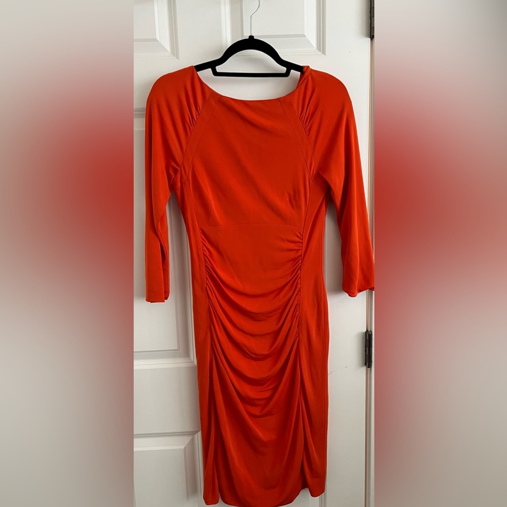 Orange dress